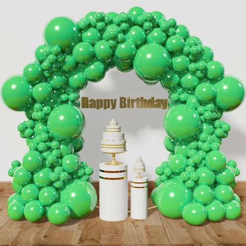 Miniatura 15 de Kit de arco de globos de color rosa claro, 111 piezas de globos de látex de 18, 12 y 5 pulgadas, guirnalda de globos de fiesta para cumpleaños, baby
