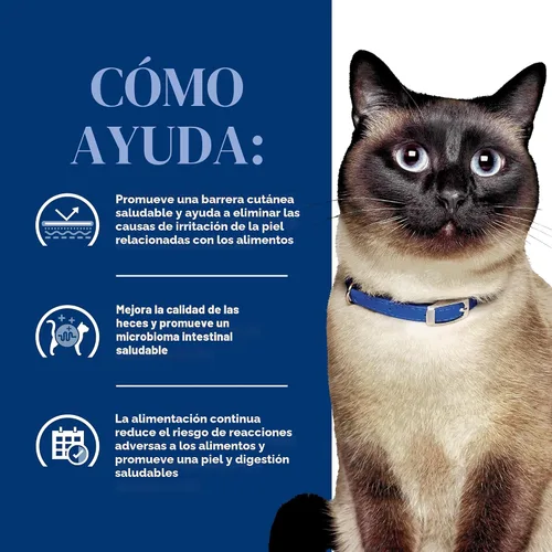 Miniatura 4 de Alimento seco Hill's Prescription Diet z/d para sensibilidades cutáneas/alimentarias hidrolizadas para gatos, dieta veterinaria, bolsa de 4 lb