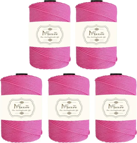 Miniatura 86 de Cordón de macramé premium de poliéster 3 mm × 218 yardas, cordón de macramé 100% polipropileno de 3 mm, ideal para crochet, colgadores de pared, 30