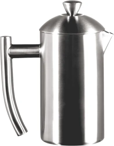 Miniatura 11 de Frieling USA cafetera francesa de acero inoxidable, con paredes dobles, con rejilla doble patentada, pulida, de 36 onzas, Estándar- Pulido, Pulido