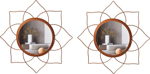 Miniatura 12 de Uniquewise Uniquewise- Espejo moderno decorativo con forma de diamante en forma de diamante de 27 pulgadas de alto para montar en la pared, un