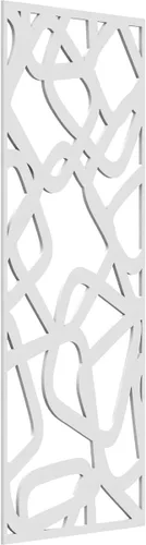 Miniatura 172 de Acme Paneles de pared decorativos de madera con calado, 9 3/8 pulgadas de ancho x 24 3/8 pulgadas de alto x 1/4 de alto, roble rojo