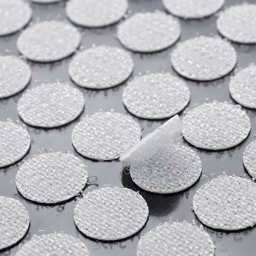 Miniatura 4 de JANYUN 2016 unids 2/5 "0.394 in puntos autoadhesivos de diámetro de cinta adhesiva puntos traseros gancho y bucle con cintas adhesivas de pegamento
