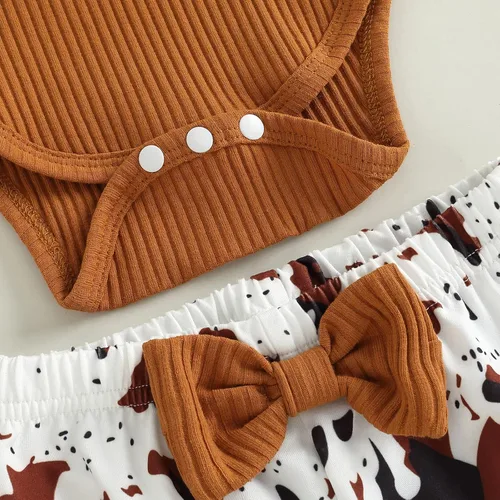 Miniatura 6 de fhutpw Ropa para bebé recién nacida, conjunto de 3 piezas para otoño e invierno