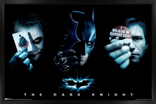 Miniatura 6 de Trends International Película de DC Comics – The Dark Knight – The Joker, Batman, Harvey Dent Póster de pared, 14.725 x 22.375 pulgadas, versión