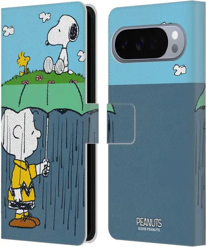Miniatura 41 de Head Case Designs Officially Licensed Peanuts Snoopy & Woodstock 2 Halfs and Laughs Leather Wallet Case Compatible with Google Pixel 8 Snoopy