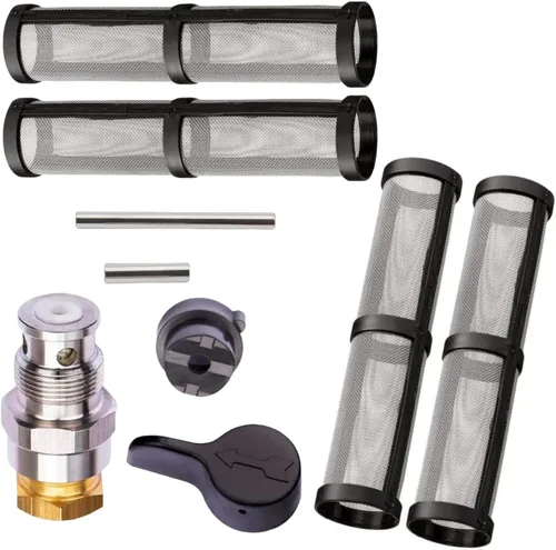 Miniatura 12 de 235014 Prime Spray Valve Aftermarket Drain Valve compatible con Graco 390 395 490 495 595 Pulverizador de pintura sin aire