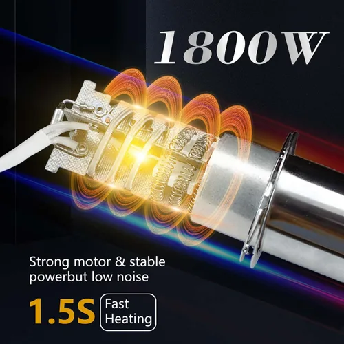 Miniatura 2 de Pistola de calor, pistola de aire caliente BILLION GOLD de 1800 W, 752 ℉ a 1112 ℉ con 2 ajustes de temperatura, pistola de calor para manualidades