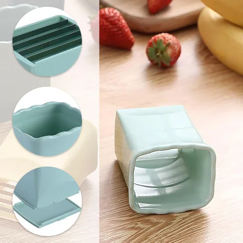 Miniatura 6 de Cortador de tazas, 1 pieza de fruta rebanadora de huevos, rebanadora de fresas, preparación rápida de ensalada de frutas y verduras, cortador