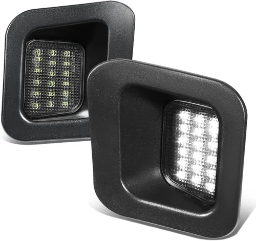 Miniatura 16 de Par de luces LED para matrícula compatibles con Cadillac CTS Sedán 08-10, PT-ZTL-9064