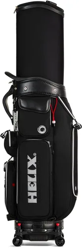 Miniatura 3 de HELIX -Bolsa de carrito de golf de golf, fácil de transportar, bolsa retráctil para carrito de golf con chasis de ruedas de bloqueo y empuñadura