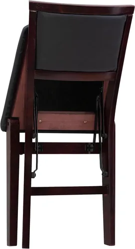Miniatura 13 de Linon Minix Dark Espresso Pad - Silla plegable en un juego de dos