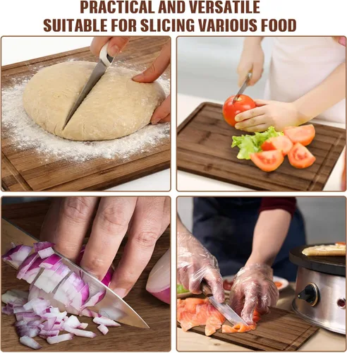 Miniatura 4 de Patelai Juego de 12 tablas de cortar lisas a granel para cocina, tablas de cortar rectangulares en blanco, tablas de servir para manualidades