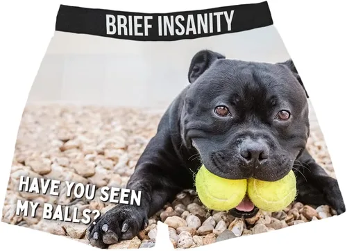 BRIEF INSANITY Funny & Comfy Boxer Shorts and Pajama Pants for Men & Women | Novelty Graphic Underwear & Loungewear