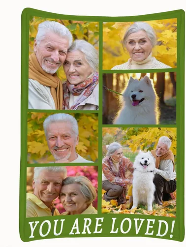 Miniatura 38 de Manta personalizada para parejas con collage de fotos, manta personalizada para parejas, súper suave y acogedora para regalos del día de San