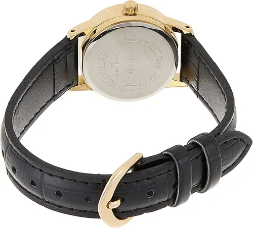 Miniatura 2 de Casio LTP-V002GL-7B2 - Reloj de pulsera de piel para mujer color dorado fácil lectura