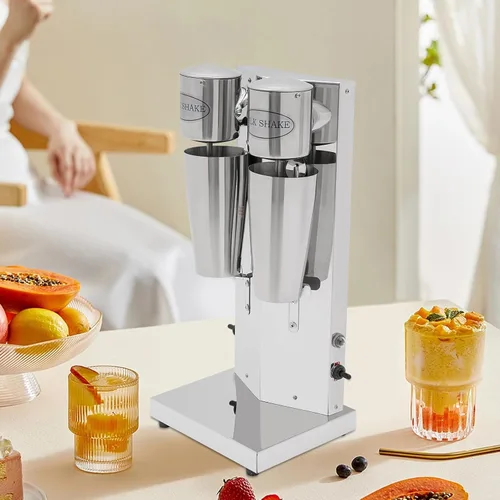 Miniatura 7 de Batidora eléctrica, máquina comercial de batido de leche de acero inoxidable, mezclador de bebidas, máquina de malta de velocidad ajustable, 2