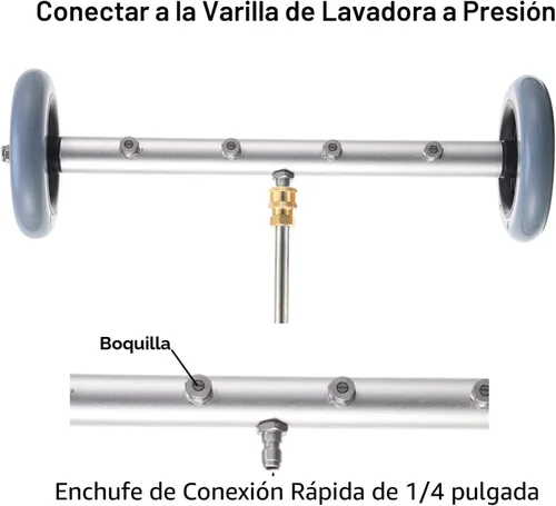 Miniatura 3 de RIDGE WASHER Lavadora a presión para limpieza del chasis, Lavadora a presión de 16 pulgadas para chasis, Lavadora a presión debajo del auto