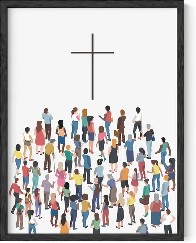 Miniatura 11 de Haus and Hues Pósteres religiosos de pared, la cruz de Jesucristo, carteles religiosos para niños, imágenes espirituales, imágenes religiosas