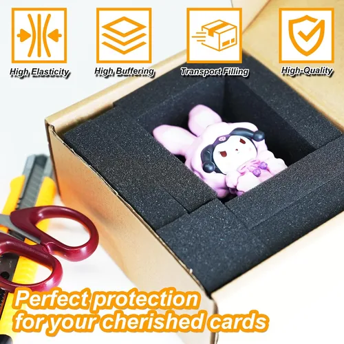 Miniatura 4 de Divisores de tarjetas de espuma – 48 separadores de tarjetas para cajas de almacenamiento, separadores de espuma multifunción para tarjetas