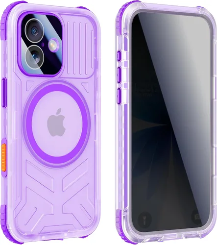 Miniatura 33 de Funda impermeable para iPhone 15 con Magsafe, protector de pantalla, cordón, IP68 militar de cuerpo completo a prueba de golpes, para deportes