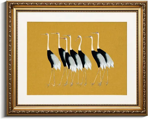 Miniatura 43 de VIYYIEA Arte de Pared con Marco Dorado Impresión en Lienzo Decoración del Hogar para Sala de Estar Mujeres Leyendo Cuadros para Dormitorio Baño