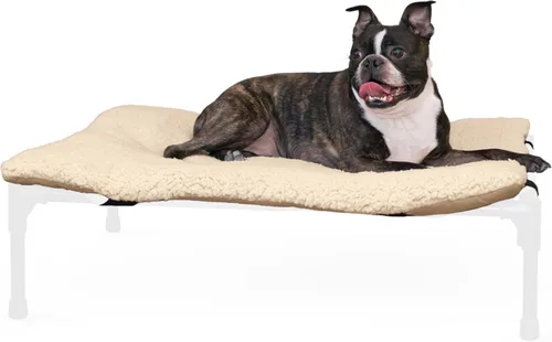 Miniatura 9 de K&H Pet Products Almohadilla para cuna para perro (la cuna se vende por separado), cama cómoda con parte superior acolchada para camas elevadas