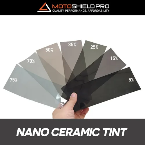 Miniatura 7 de MotoShield Pro - Tinte de cerámica de alta calidad, 0.05 mm de grosor, para ventana de automóvil, con 99 % de reducción de calor por infrarrojos