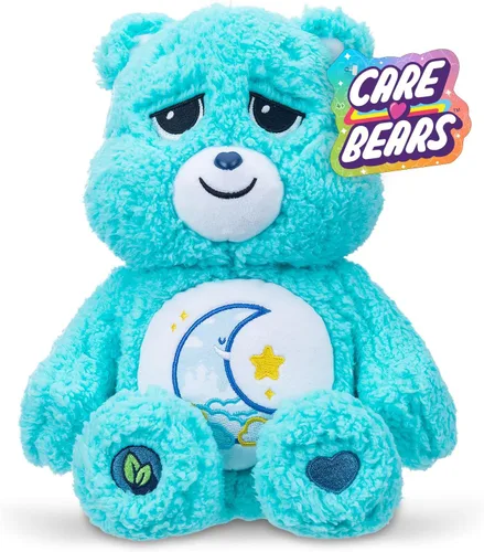 Care Bears Peluche de tamaño mediano de 14 pulgadas - Oso acogedor para dormir