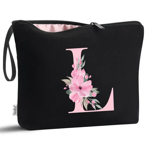 Miniatura 27 de Vavabox A-Z Bolsa de Maquillaje Personalizada, Regalos de Cumpleaños para Mujeres y Mamá, Regalos para la Mejor Amiga, Bolsa de Cosméticos