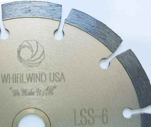 Miniatura 7 de LSS Hojas de Sierra Eléctrica de Diamante Segmentadas de 6 Pulgadas para Corte Seco o Húmedo de Uso General para Concreto Piedra Ladrillo