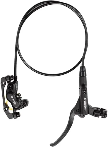 BUCKLOS Zoom MTB Juego de Frenos de Disco Hidráulicos de 4 Pistones, Palanca de Freno Hidráulica de Aleación de Aluminio para Bicicleta de Montaña,
