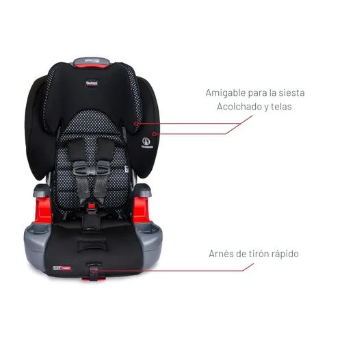 Miniatura 9 de Britax Grow with You ClickTight Asiento de Auto Arnés-2-Elevador, Cool Flow Gray Cool Flow Gris