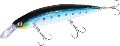 LITTMA ShoreCast - Señuelo de pesca de agua salada 115 minnow hundido, cebo duro de pesca de surf de lanzamiento largo para lubina y fletán Sardina