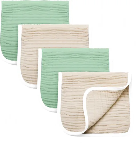 Miniatura 26 de Synrroe Paños de muselina grandes para eructos, paños de muselina para bebés niñas y niños, paquete de 10 extraabsorbentes y suaves de muselina, 6