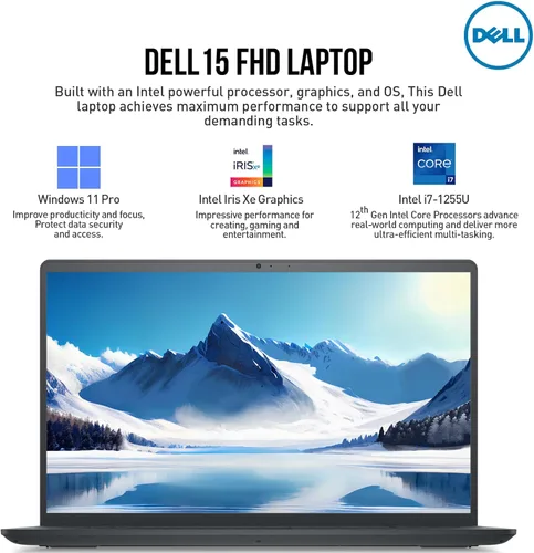 Miniatura 2 de Dell Inspiron 15 3000 3520 - Computadora portátil de negocios FHD de 15.6 pulgadas, Intel 10-Core i7, 32 GB de RAM, SSD de 1 TB, portátil Windows 11