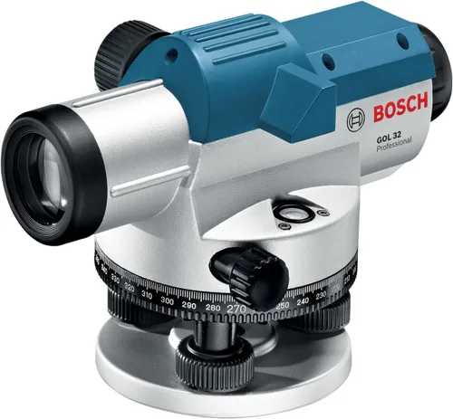 Miniatura 8 de Bosch GOL26CK 26X Kit de nivel óptico automático, incluye trípode de aluminio, varilla de nivelación, plomada, kit de herramientas y estuche
