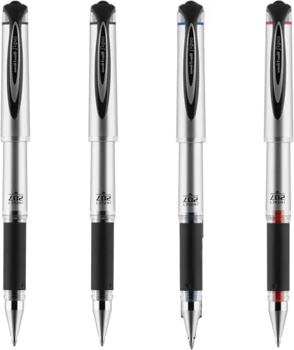 Miniatura 13 de Uniball Spectrum - Bolígrafos de gel retráctiles, punta media (0.028 in), tinta negra, paquete de 12 Negro