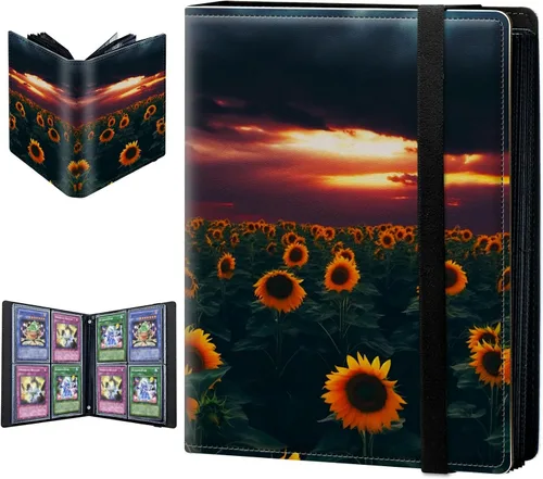 Miniatura 26 de Carpeta para tarjetas intercambiables, 4 bolsillos para tarjetas intercambiables, 160 bolsillos de doble cara, funda para tarjetas