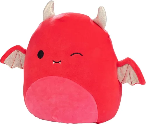 Miniatura 3 de Squishmallows Karlie The Dare Devil original de 10 pulgadas – Peluche oficial de Jazwares – Juguete de peluche coleccionable suave y esponjoso rojo