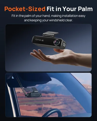 Miniatura 8 de 70mai Cámara de tablero 4K delantera y trasera para coches, visión nocturna súper STARVIS 2 IMX678 y apertura F1.7, HDR dual, compatible con 4G LTE