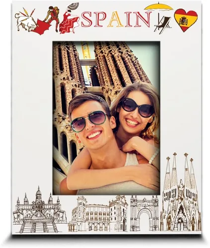 Miniatura 9 de BELLA BUSTA -Marco de fotos de España-Boda, Luna de Miel, Vacaciones, Aventuras en España - Juego de Diseño de Símbolos Temáticos de España