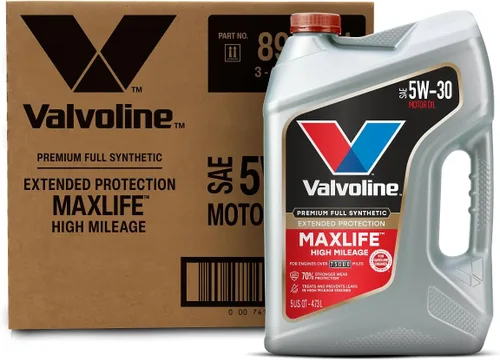 Miniatura 26 de Valvoline - Aceite de motor de mezcla sintética SAE 10W-40 de alto millaje, con MaxLife Technology, 5 cuartos de galón