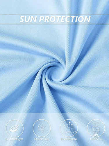 Miniatura 6 de TACVASEN Camisas polo para mujer, con protección solar UPF 50+, manga corta, secado rápido, cuello de 3 botones, ligeras