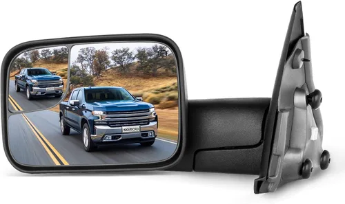 Miniatura 10 de SCITOO Compatible con espejos de remolque 2002-2008 para Dodge para Ram 1500 2003-2009 para Dodge para Ram 2500 3500 Pickup Power Heated Passenger