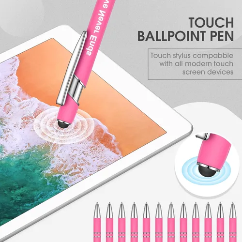 Miniatura 3 de Sabary 12 piezas de bolígrafos inspiradores con citas divertidas, bolígrafos de motivación y estímulo, lápiz capacitivo para pantalla táctil
