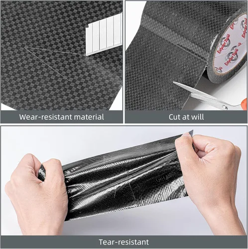 Miniatura 3 de Cinta para debajo del vientre, material de reparación de debajo del vientre, 4 x 26 pies, cinta flexible impermeable para el vientre con adhesivo