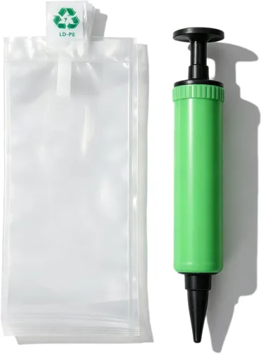 Miniatura 10 de Bolsas de aire de embalaje, Bolsas protectoras inflables de plástico transparente, Bolsas de embalaje inflables de aire, 50 piezas, 4 x 6 pulgadas