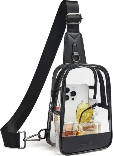 Miniatura 15 de Shrrie Clear Bag for Stadium Events Transparent Crossbody Bag Clear Purse for Women&Men-Stadium Approved, Concerts&Sports