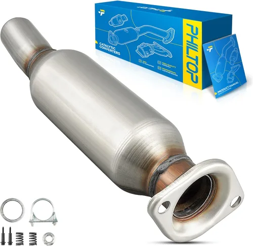 Miniatura 12 de PHILTOP Kit de convertidor catalítico de alto flujo apto para 2001-2005 Civic 1.7L DX/GX/HX/LX/LX Special Edition/Value Package (modelos execept EX)